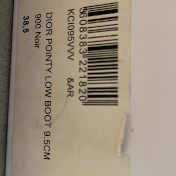 Dior pointy low boot 9.5 cm - Picture 7 of 7